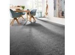 Teppichboden ANDIAMO "Softness, Velours, Gesamthöhe 17 mm, Luxusklasse LC5", grau, B:400cm L:600cm, Kunstfaser, Teppiche, Teppichboden, Uni Farben, Breite 400 cm, besonders weich, Wohnzimmer, Schlafzimmer