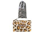 Strandtuch CAPELLI NEW YORK, Damen, Gr. 1 Stk., Leopardfellmuster, Frotteevelours, braun (multi), Frotteevelours, Mikrofaser, gemustert, Handtücher Strandtuch, schnell trocknend, Inklusive praktischem Bikini-Bag