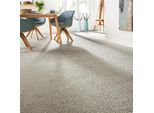 Teppichboden ANDIAMO "Verona, Velours, Gesamthöhe 6 mm, Luxusklasse LC2", braun (schlamm), B:400cm L:600cm, Kunstfaser, Teppiche, Teppichboden, Uni Farben, Breite 400 cm oder 500 cm, strapazierfähig, pflegeleicht