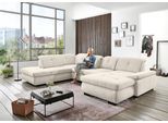 Ecksofa DIE PLANBAR "MP-IN16012 U-Form, mit Federkern-Polsterung", beige (natur), B:371cm H:85cm T:195cm, 85% Polyester;15% Nylon, Sofas, Ecksofa, inkl. Sitztiefenverstellung wahlweise mit weiteren Funktionen