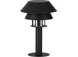 Sockelleuchte EGLO "Chiappera Sockelleuchte, Außenlampe, Pollerleuchte, Metall, E27, IP65", schwarz, H:33cm Ø:22cm, Leuchten, Stehleuchte - H33 x Ø22 cm - schwarz, weiß - 1X40W exkl.