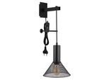 GLOBO LIGHTING Wandleuchte "JEDD", schwarz matt, H: 57cm, 1 Stk., Leuchten, Wandlampe Metallgeflecht Anschluss direkt oder Steckerkabel, Wandleuchte