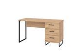 Schreibtisch HOME AFFAIRE "Sardinia", braun (artisan eiche), B:137,5cm H:75cm T:56cm, Tische, Schreibtisch, im Industrial Look, Home Office