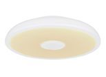 GLOBO LIGHTING LED Deckenleuchte "RAFFY", weiß, Ø 28cm, 1 Stk., Leuchten, Farbwechsel Rot-Grün-Blau, Lautsprecherfunktion, LED Deckenleuchte
