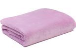 Kinderdecke GÖZZE "Premium Cashmerefeeling", lila (flieder), B:100cm L:150cm, Polyester, Wohndecken, kuschelig warm