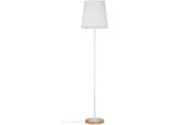 PAULMANN Stehlampe "Stellan II max.1x20W E27 230V", braun (weiß, braun), 1, Ø 35cm H: 161cm, 1 Stk., Leuchten, Dimmbar, Stehlampe