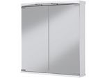 Spiegelschrank JOKEY "Ampado 60", weiß, B:60cm H:65,9cm T:21cm, MDF, Schränke, Spiegelschrank, 60 x 65,9 x 21 cm