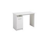 Schreibtisch HOME AFFAIRE "Rey", weiß (opaque weiß), B:100cm H:74,5cm T:50cm, Tische, Schreibtisch, zeitlos schlicht, gut geeignet für das Home office