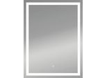 Badspiegel JOKEY "FrameLight II", silber (silberfarben), B:50cm H:70cm T:2,9cm, Spiegel, Badspiegel, 50 x 70 cm