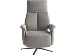 TV-Sessel SIT & MORE "TV Lazy", grau, B:75cm H:117cm T:85cm, 100% Polyester, Sessel, TV-Sessel, zur Auswahl mit Herz-Waage-Position