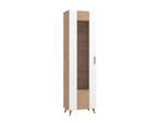 Vitrine HOME AFFAIRE "Bretagna Vitrinenschrank, Standvitrine, Showcase", braun (artisan eiche), B:58cm H:202,5cm T:35cm, Glas, Holzwerkstoff, MDF, Schränke, Vitrine, in trendigen Farben, Glastür, in verschiedenen Varianten erhältlich
