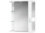 Spiegelschrank JOKEY "Havana LED", weiß, B:55cm H:66cm T:23cm, MDF, Schränke, Spiegelschrank, 55 x 66 x 23 cm
