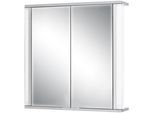 Spiegelschrank JOKEY "Marno", weiß, B:65cm H:66cm T:15cm, MDF, Schränke, Spiegelschrank Spiegelschrank mit Beleuchtung, 65 x 66 x 15 cm
