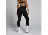 MP Damen Tempo Mid Rise Nahtlos Leggings - Schwarz - S
