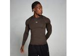 MP Herren Training Langarm-Baselayer - Schokolade - XXL