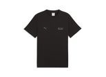 T-Shirt PUMA "PL ESS TEE", Herren, Gr. L, puma schwarz, Jersey, Obermaterial: 100% Baumwolle, unifarben, regular fit normal, Rundhals, Shirts T-Shirt, Kurzarm, klassisch, für Motorsport-Fans, ohne Kapuze