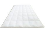 Daunenbettdecke FRAU HOLLE "Ava", weiß, B:200cm L:200cm, Bezug: 100% Baumwolle. Füllung: 90% Gänsedaunen, 10% Gänsefeder, Bettdecken, hoher Schlafkomfort in 4 Wärmeklassen