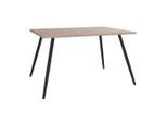 Mid.you , Schwarz, Sonoma Eiche , Metall, Holzwerkstoff , rechteckig , 80x70x110 cm ,