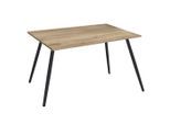 Mid.you , Schwarz, Honigeiche , Metall, Holzwerkstoff , rechteckig , 80x70x160 cm ,