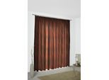 Vorhang WIRTH "Lupara" Gr. 1, rot, B:132cm H:150cm, Jacquard, Obermaterial: 75% Polyester, 25% Baumwolle, Gardinen