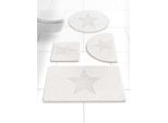 Badematte HEINE HOME Gr. 3, weiß, rechteckig (60cm x 100cm ), 1 Stk., Badematten, Badematte