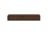 Mid.you Schminktisch Mocha, Walnuss, Holzwerkstoff, 2 Schublade(n) Schubladen, 115.2x15.8x40 cm, Schlafzimmer, Schminktische