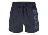 Boss Heren Octopus Bold Logo Zwemshorts (Donkergrijs)