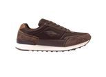 Kappa Heren Suède Platte Sneakers (Donkerbruin)