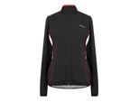 Head Dames Club Logo Volledige Rits Trainingsjack (Zwart)