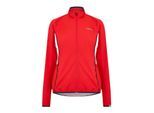 Head Dames Club Logo Volledige Rits Trainingsjack (Rood)
