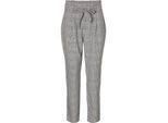 Vero Moda Dames Geruite Paperbag Petite Broek (Grijs)