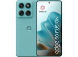 MOTOROLA Smartphone "Edge 60 Fusion 256GB", Energieeffizienz: B, grün (amazonite), 256 GB, Mobiltelefone, Smartphone