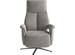 TV-Sessel SIT & MORE "TV Lazy", grau, B:75cm H:115cm T:85cm, 100% Polyester, Sessel, TV-Sessel, mit Herz-Waage-Positon und 3 Motoren