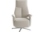 TV-Sessel SIT & MORE "TV Lazy", beige (creme), B:75cm H:113cm T:85cm, 100% Polyester, Sessel, TV-Sessel, mit Herz-Waage-Positon und 3 Motoren