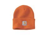 Baskenmütze CARHARTT "Beanie", Damen, orange, Obermaterial: 100% Polyacryl PAN., Mützen Baskenmütze