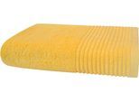 Duschtuch DYCKHOFF "Duschtuch BRILLANT, Baumwolle, 70x140 cm, 550 g/m²", bunt (mais), B:70cm L:140cm, Frottier, Baumwolle, Handtücher, Baumwolle