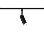 PAULMANN Schienensystem-Leuchten "URail Spot Tubo 1x4W 2700-4000K 230V", schwarz (schwarz matt), 1, Ø 4,3cm H: 19cm, 1 Stk., Leuchten, Schwenkbarer Spot