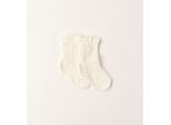 Socken IDO "BABY GIRL ACCESSORIES", Damen, Gr. 1, weiß (sanftes weiß), Baumwolle, Socken Socken
