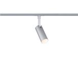 PAULMANN Schienensystem-Leuchten "URail Spot Tubo 1x4W 2700-4000K 230V", silber (chromfarben matt), 1, Ø 4,3cm H: 19cm, 1 Stk., Leuchten, Schwenkbarer Spot