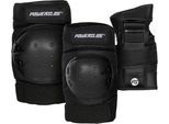 Protektoren-Set POWERSLIDE "Basic Kids Set" Gr. S, schwarz, Protektoren, Kinder, S, EVA, Nylon, Nylon Mesh, Polyethylen (PE)