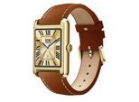 Smartwatch ICE-WATCH "ICE smart TKS 2.0", braun, goldfarben, braun, Smartwatches, Damen, Smartwatch, Armbanduhr, Damenuhr, Bluetooth, digital, Spiele, Lederarmband
