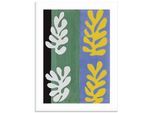 Glasbild ARTLAND "Komposition (Der Samt) 2. 1947", bunt (farbe bild(er): farbig), B:60cm H:80cm, Bilder, in verschiedenen Größen
