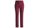 Boss Tizena-broek met hoge taille voor dames (Donkerrood)