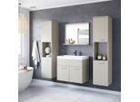 P & B , Beige, Kaschmir , Holzwerkstoff , 8 Fächer , 120.4x132.8x35 cm , FSC , hängend ,