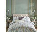 Wendebettwäsche LAURA ASHLEY "Linlithgow", pale lavender, B/L: 230cm x 220cm, 1 Stk., 2 Stk., Satin, B/L: 50cm x 75cm & 50cm x 75cm, 3 tlg., Satin, Obermaterial: 100% Baumwolle, Bettwäsche, Wendebettwäsche, mit floralem Muster, inkl 2 Kissenbezüge