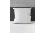 Kissenhülle "wasserundurchlässiger Molton-Kopfkissenbezug", weiß, B:80cm L:80cm, Baumwolle, Obermaterial: 100% Baumwolle, BIBERNA SLEEP & PROTECT, Kissenbezüge, Kissenhülle, empfehlenswert bei Hausstauballergien - made in Germany