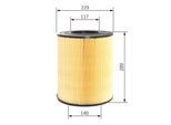 BOSCH Luftfilter f026400276 229mm für MITSUBISHI