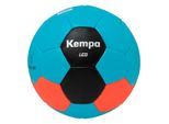 Handball KEMPA "Handball Leo", grau (ice grau, schwarz, fluo rot), Bälle, Herren, Handball