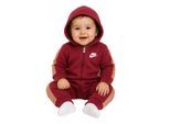 Nike Baby-overall met capuchon van polykatoen (Rood)