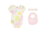 Nike Set baby meisjes body's met stropdas (Kokosmelk)